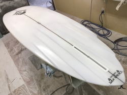 surfboard repair polyester remake fin dan 3